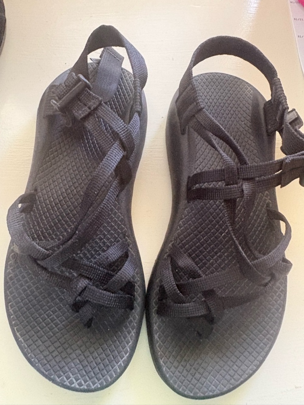Chaco Black Strappy Women's Sandals